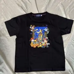 東京ディズニーリゾート　ハロウィン ブラックTシャツ150サイズ