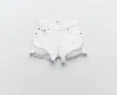 ZARA デニムショートパンツ 2点セット（ブラック／ホワイト）サイズ36