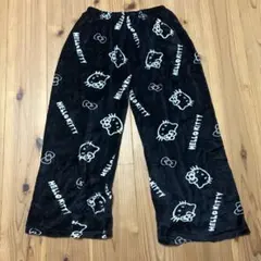 HELLO KITTY ハローキティ ルームパンツ 黒 L