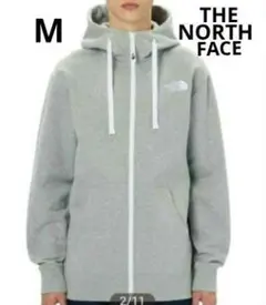 THE NORTH FACE グレー フルジップパーカー