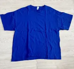 【US古着】DELTA PRO WEIGHT Tシャツ 2XL ブルー