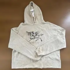 新品タグ付【ZARA】メンズパーカーXL 丈短めのサムネイル