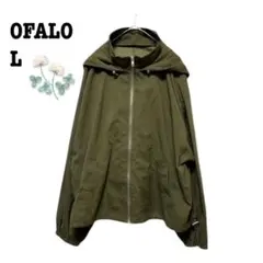 マウンテンパーカー カーキ ナイロン L 軽量 フード付き 春 秋