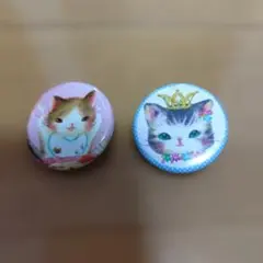SALE ヘアゴム2点セット シマエナガと猫 - メルカリ