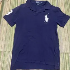 ラルフローレン ポロシャツ　紺　ネイビー　L
