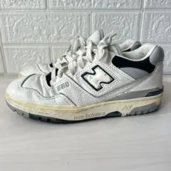 New Balance 550LWT ホワイト/ブラックスニーカー 23