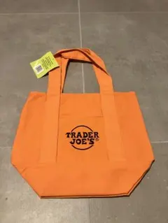 TRADER JOE'S オレンジ トートバッグ