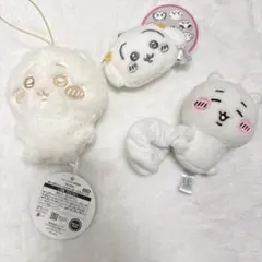 ちいかわ　ぬいぱれっとミルクいろマスコット　シュシュ　うさぎ　ミニがまぐちりぼん