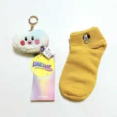 TATAのキーホルダー チミーの靴下 セット BT21 テテ ジミン KーPOP