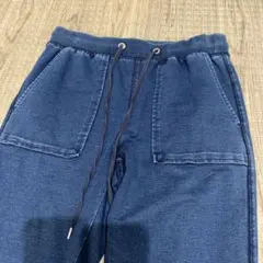 ダークブルー ジョガーパンツ