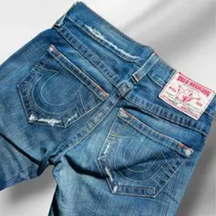 【トゥルーレリジョン】 ブーツカットデニムパンツ 28 #804