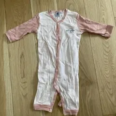 PETIT BATEAU ストライプロンパース 12m