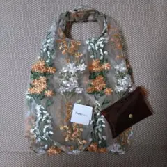 Francfrancフランフラン レースチュールバッグ