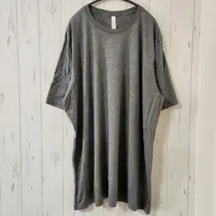 BELLA+CANVAS【4L】無地Tシャツ グレー ビッグシルエット 極大