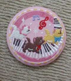 Disney Characters 刺繍缶バッジビスケット2 おしゃれキャット