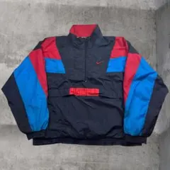 ナイロンジャケット青