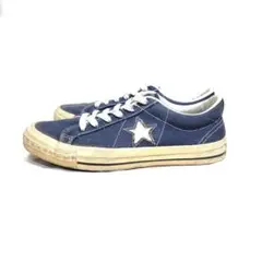 希少 90's USA製 CONVERSE ONE STAR キャンパス 紺