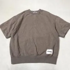 美品 JIL SANDER+ オーバーサイズ 半袖スウェットプルオーバー M