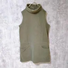 【美品】(M) Scroll スクロール フリースチュニック タートルネック