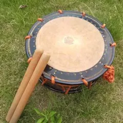ゼンオン 締太鼓N-11 ロープ締 合板 牛本皮 和太鼓 和楽器 全音 - メルカリ