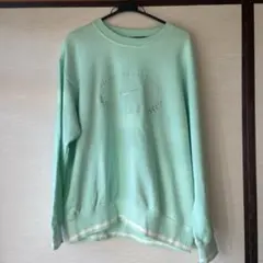 Nike ミントグリーン クルーネック スウェット S