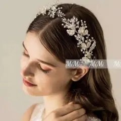 ぴこ様♥ヘッドドレスリーフブライダルヘアアクセサリー髪飾りウェディング結婚式