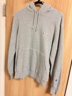 Champion グレー パーカー フード付き