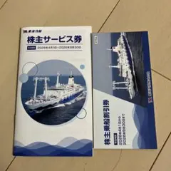 【伊豆諸島の旅行に】東海汽船 株主優待券8枚【発送対応可】 東海汽船 株主乗船割引券 1枚 ≪有効期限：2026年4月1日～2026年9月30