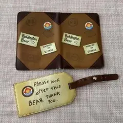 Paddington Bear パスポートケース ラゲッジタグ セット