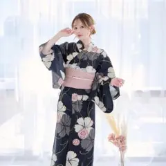 新品　キモノマチ　浴衣単品　オシャレ浴衣　Sサイズ　高級浴衣 新品 キモノマチ 浴衣単品 オシャレ浴衣 Sサイズ 高級浴衣 - メルカリ