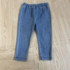デニム調ウエストゴムパンツ サイズ80