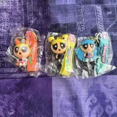 パワーパフガールズ キーホルダー 3個セット　チャームなし