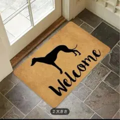数量限定　イタリアングレーハウンド イタグレ ウィペット 玄関 マット　ふわふわ