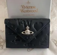 内側に素敵な柄♡】Vivienne Westwood 折財布 エナメルブラック - メルカリ