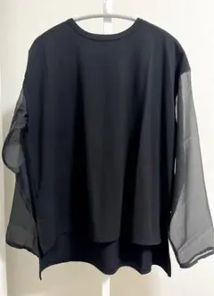 moment+ シアースリーブロングTシャツ　新品　タグ付き
