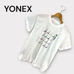一点物 YONEX ヨネックス 幾何学模様 綿 シャツ Tシャツ 半袖 日本製