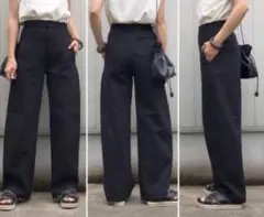 U UNIQLO U ユニクロユー ワイドフィットジャージーカーブパンツ S