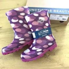 키즈 몽벨 몽벨 레인부츠 레인부츠 퍼플 18cm