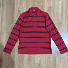 古着 OLD UNIQLO ボーダー 長袖ポロシャツ