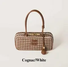 MIUMIU ミュウミュウ ボー 編み込み レザー ハンドバッグ 超希少 