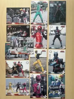 当時物】特捜戦隊デカレンジャー 牛角カード 18枚 当たりアルバム 包装