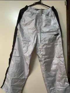 PUMA ジョガーパンツ シルバー/ブラック