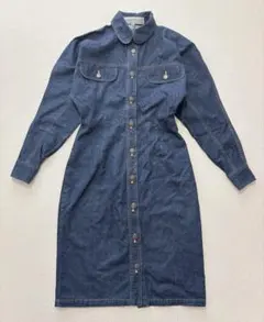【美品】NORMA KAMALI ノーマカマリ デニムワンピース FREEサイズ