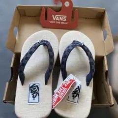 VANS SETA サンダル V5138 ベージュネイビー チェック