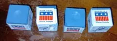 Silver Cup ビリヤードチョーク 4個セット