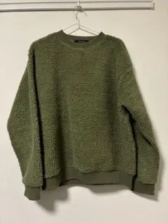 BENO ボアトレーナー Sサイズ オリーブグリーン