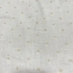 オーガニックコットン　ダブルガーゼ　ドット
