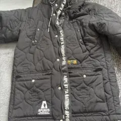 A BATHING APE 襟ボア ジャケット 黒 L エイプ - メルカリ