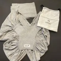 Konny 抱っこ紐 Mサイズ グレー 収納袋付き