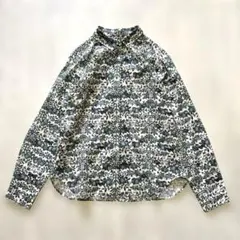 Parkes × LIBERTY オーチャード柄 長袖ブラウス 綿 M 日本製のサムネイル